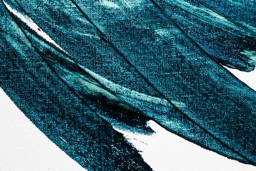 Turquoise abstract background, painting and arts