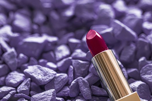 Red lipstick closeup, luxury make-up and beauty cosmetics