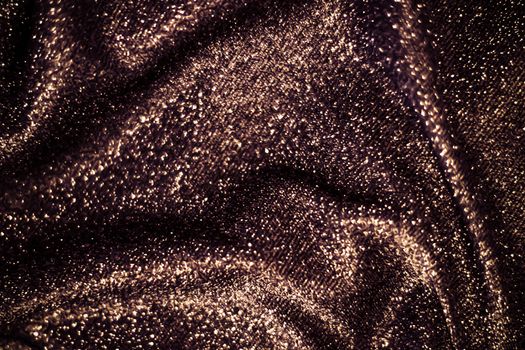 Luxe glowing texture, night club branding and New Years party concept - Copper holiday sparkling glitter abstract background, luxury shiny fabric material for glamour design and festive invitation