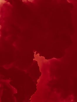 Hot fire flames or red clouds for minimalistic background design