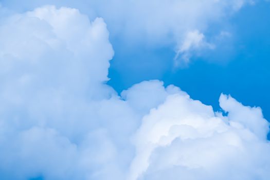 Dreamy blue sky and clouds, spiritual and nature backgrounds