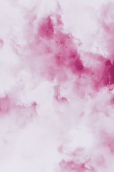 Minimalistic pink cloudy background as abstract backdrop, minimal design and artistic splashes