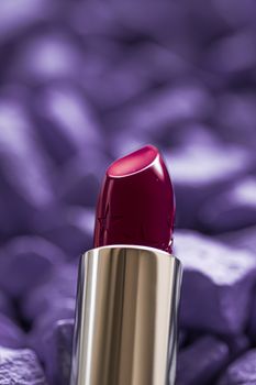 Red lipstick closeup, luxury make-up and beauty cosmetics