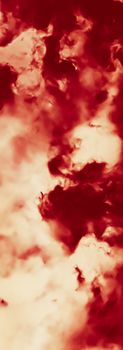 Hot fire flames or red clouds for minimalistic background design