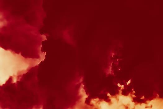 Hot fire flames or red clouds for minimalistic background design