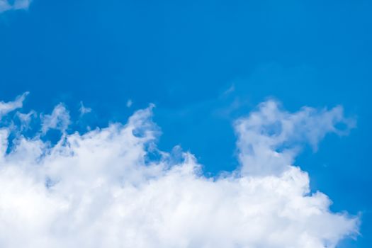 Dreamy blue sky and clouds, spiritual and nature backgrounds