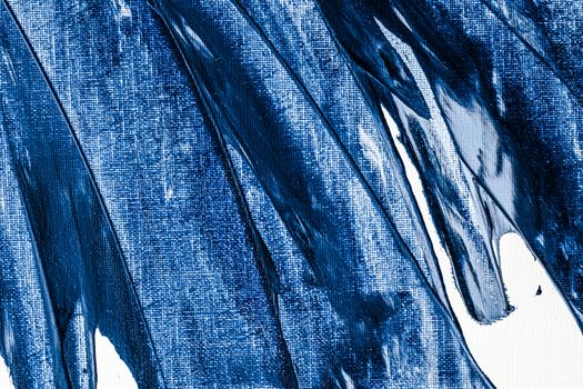 Blue abstract background, painting and arts