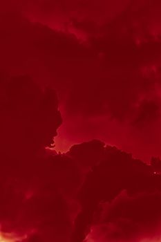 Hot fire flames or red clouds for minimalistic background design