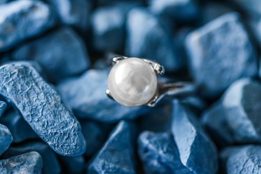 Pearl ring closeup, jewelry and accessory brands