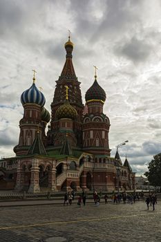 Moscow, Russia - September 24, 2016: the St. Basil's Cathedral on red square