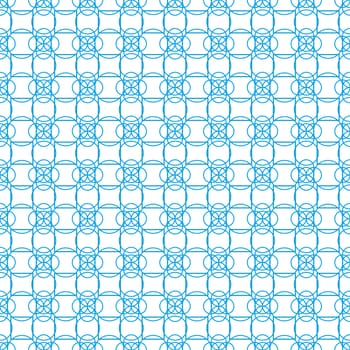 Arbitrary geometric shapes on seamless pattern on white background