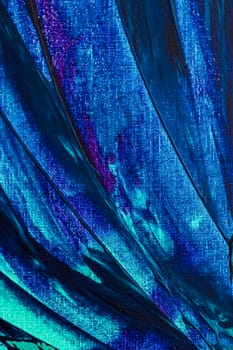 Mix of blue, turquoise and purple abstract background, painting and arts
