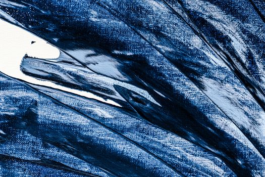 Blue abstract background, painting and arts