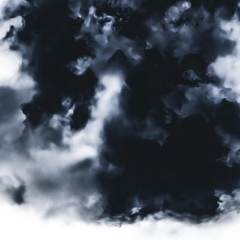 Minimalistic black cloudy background as abstract backdrop, minimal design and artistic splashes