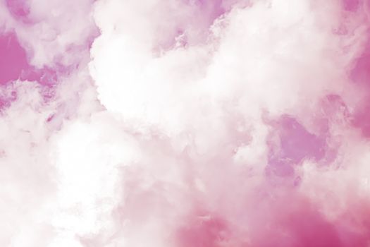 Fantasy and dreamy pink sky, spiritual and nature backgrounds