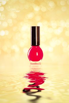 Nail polish bottles for manicure and pedicure, beauty and cosmetic products