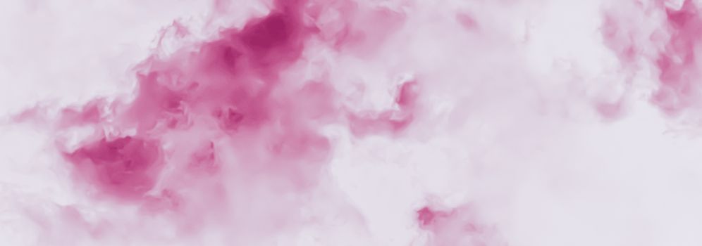 Minimalistic pink cloudy background as abstract backdrop, minimal design and artistic splashes