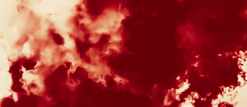 Hot fire flames or red clouds for minimalistic background design