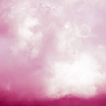 Fantasy and dreamy pink sky, spiritual and nature backgrounds