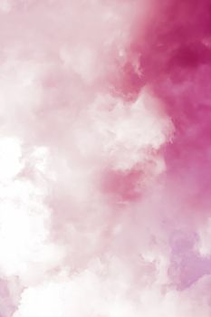 Fantasy and dreamy pink sky, spiritual and nature backgrounds