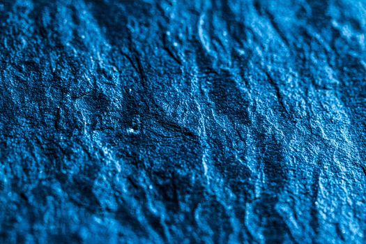 Blue stone texture as abstract background, design material and textured surfaces