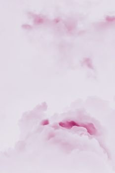 Minimalistic pink cloudy background as abstract backdrop, minimal design and artistic splashes