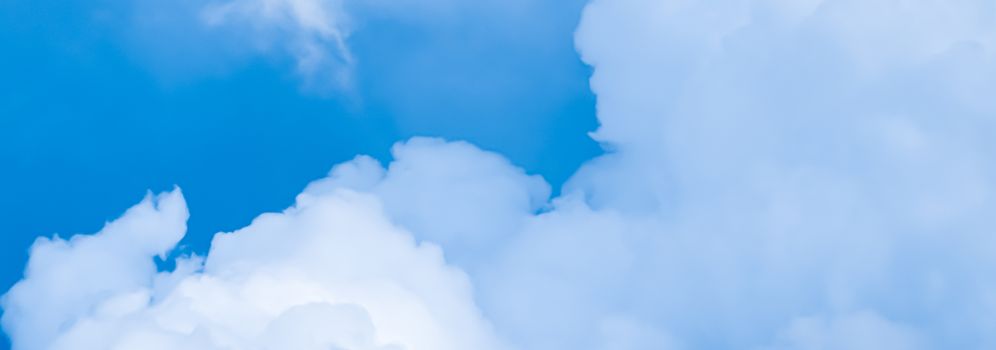 Dreamy blue sky and clouds, spiritual and nature backgrounds