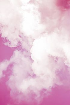 Fantasy and dreamy pink sky, spiritual and nature backgrounds