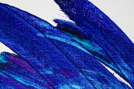 Mix of blue, turquoise and purple abstract background, painting and arts