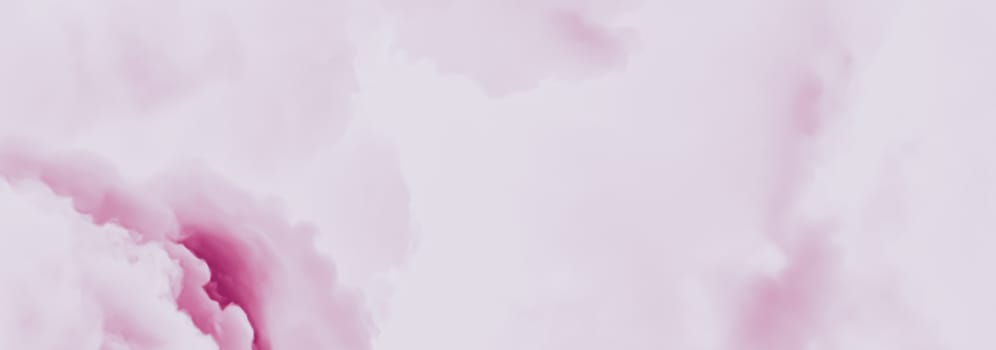 Minimalistic pink cloudy background as abstract backdrop, minimal design and artistic splashes