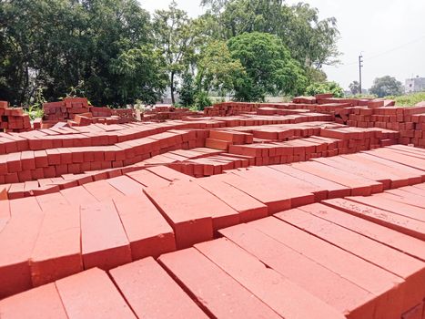 red colored stylish brick stock for sell