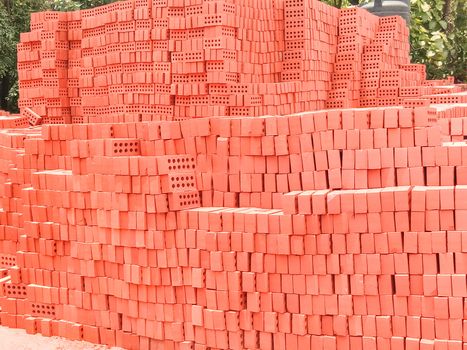 red colored stylish brick stock for sell
