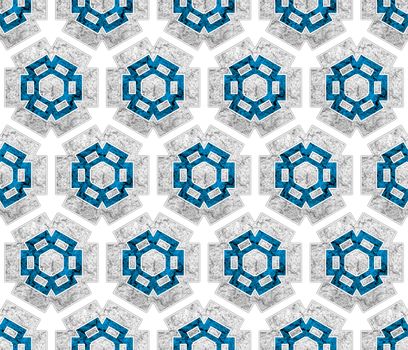 textile and paper pattern of cool textured snowflakes