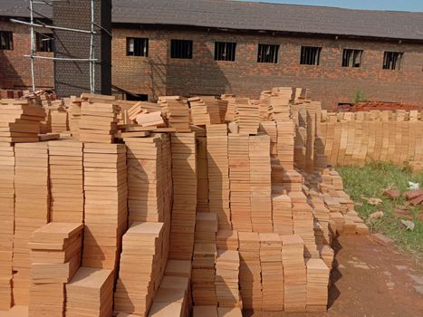 Brown colored stylish brick stock for sell