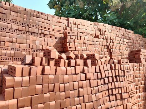 red colored stylish brick stock for sell