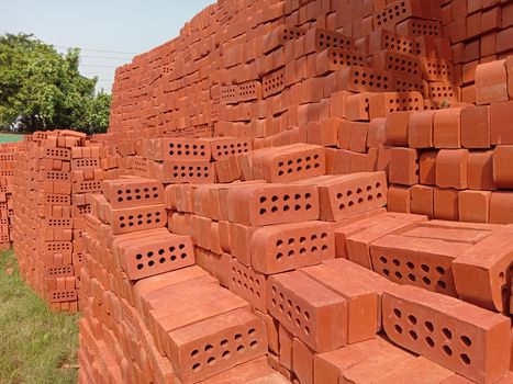 red colored stylish brick stock for sell