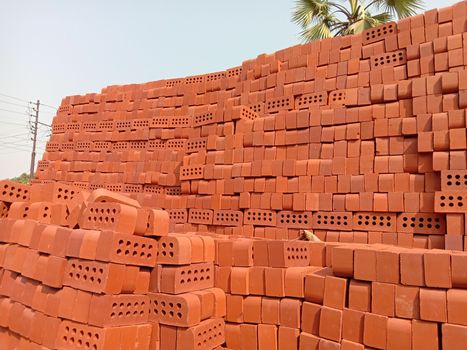 red colored stylish brick stock for sell