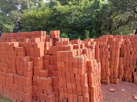 red colored stylish brick stock for sell
