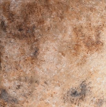Concrete beige brown black background with scuffs and splashes. Textured wall texture in the grunge style with soft focus. Space for text