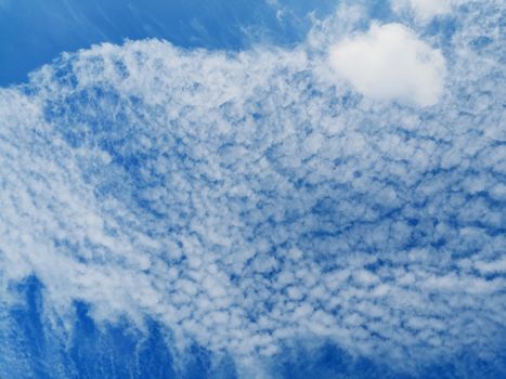 cirrocumulus, cloud forming a broken layer of small fleecy clouds at high altitude