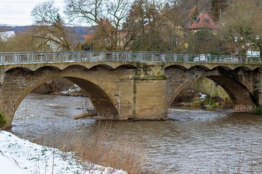 Bridge over the Glan river in Meisenheim, Germany