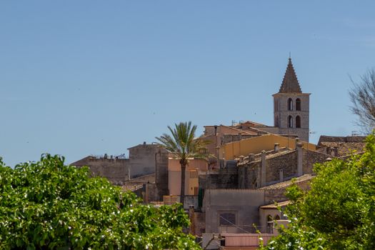 Church of the village Campanet in the north of Mallorca
