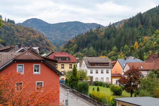 Idyllic view at Todtnau in the Black Forest, Germany