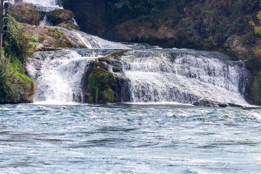 View at the Rhine Falls nearby Schaffhausen, Switzerland