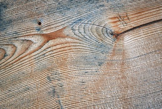 abstract background or texture blue and orange rotting colored wooden board