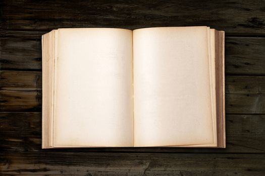 Old Antique Book on wooden table