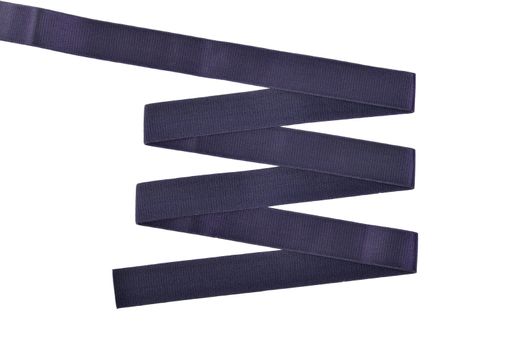 purple Underwear elastic band for clothes and bras on a white background, zigzag. Isolated.