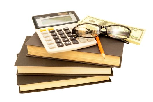 A group of ordinary objects to assist with many business calculations.