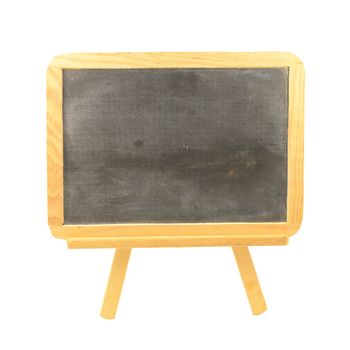 An isolated over white background image of a chalkboard easler.