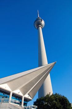 The famous Television tower in the heart of Berlin